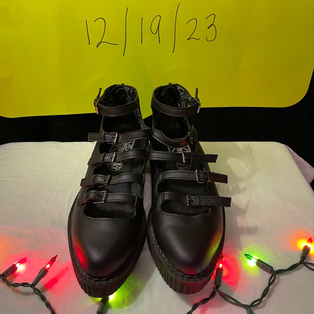Black TUK maryjane creepers